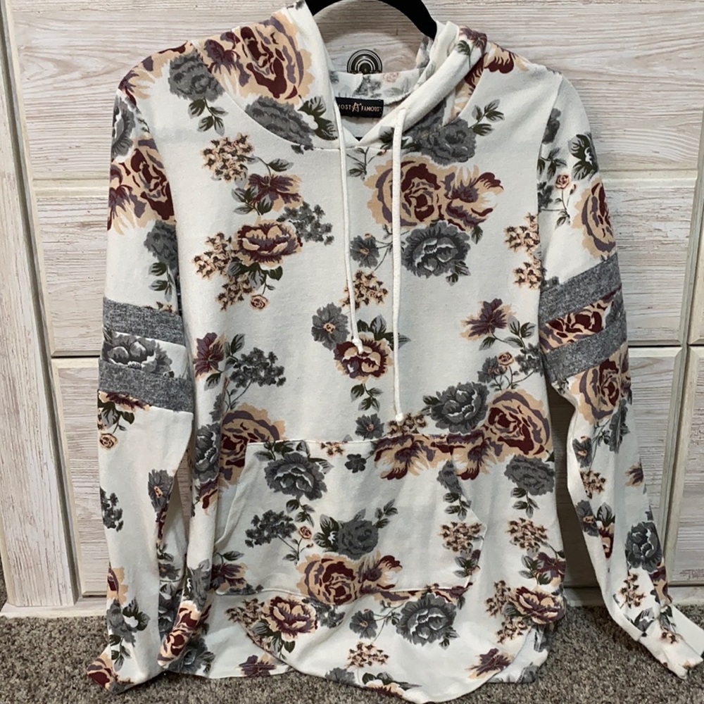 Floral Long Sleeve with Hood